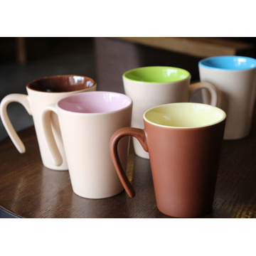 Haonai 2015 customized inside colored ceramic mug